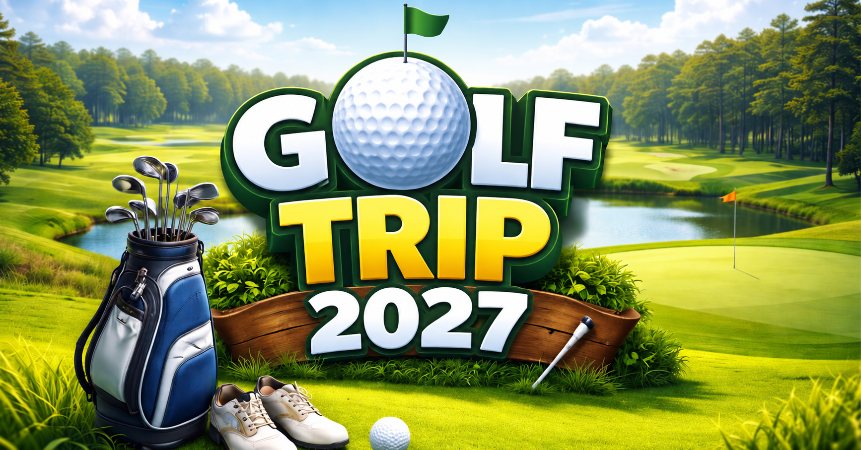 Cigar Club of Indiana members together on their 2026 golf trip